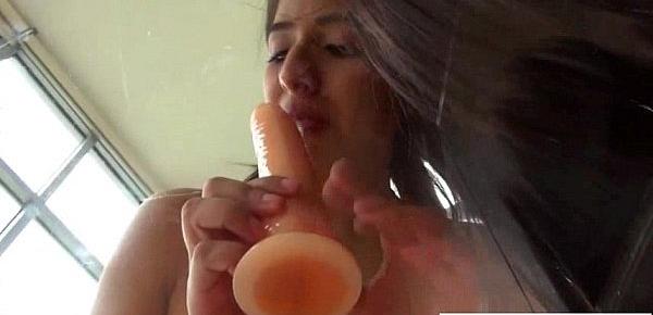  Alone Girl Use All Kind Of Things For Pleasure Herself video-04